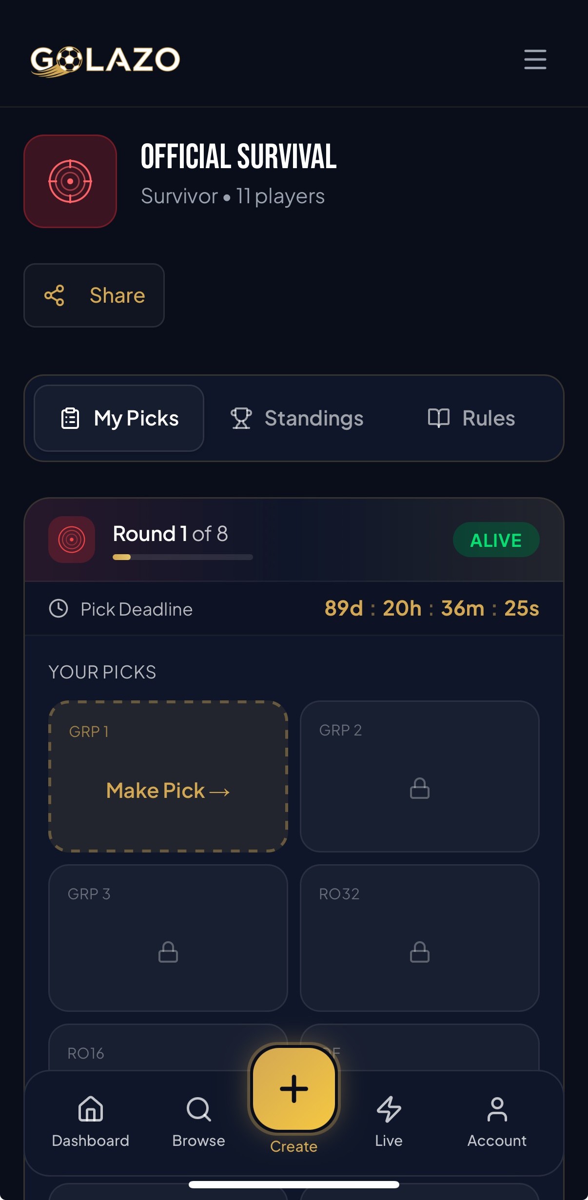 Pool Dashboard